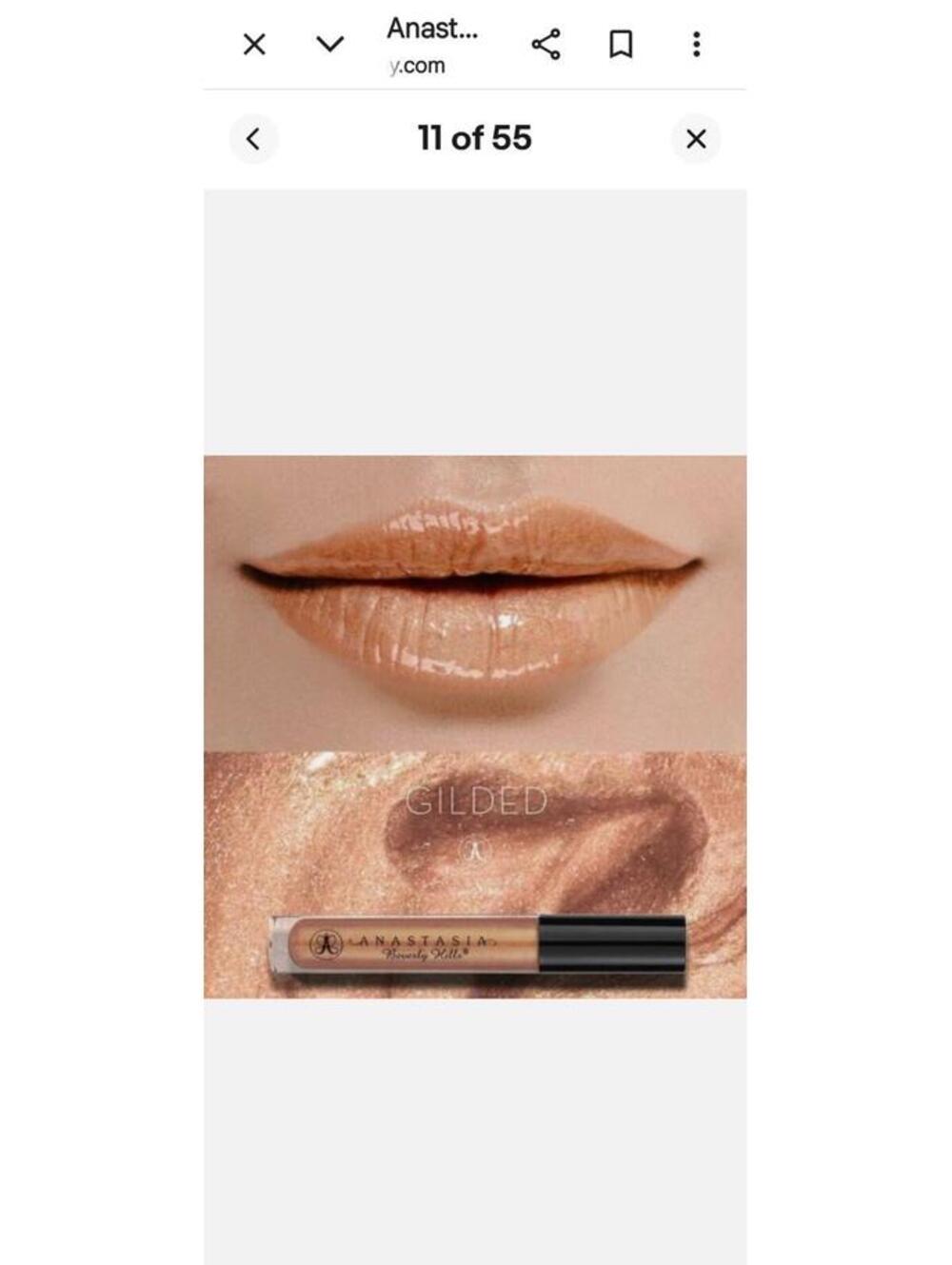 Anastasia Beverly Hills Hi Shine Lip Gloss Duo KRISTEN & GILDED Brand New In Box - Picture 9 of 9